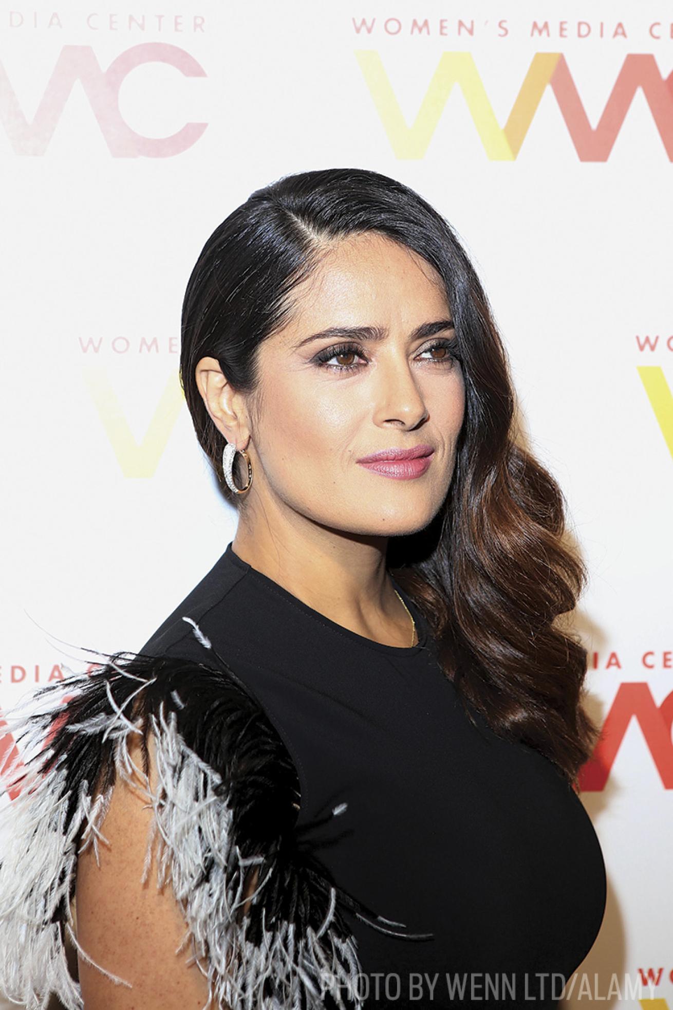 salma hayek scuba diving