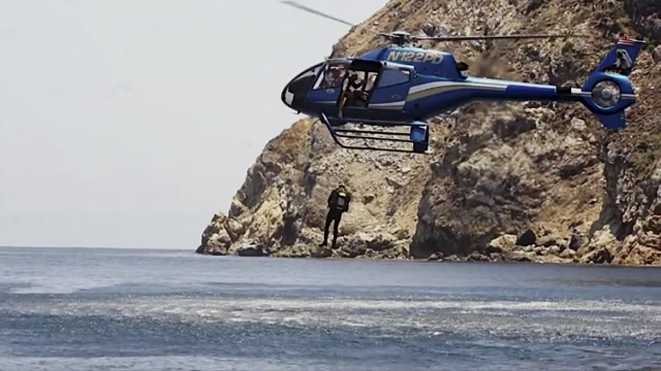 helicopter scuba diving