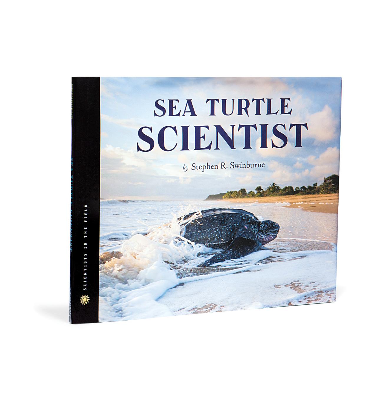 Scuba diving underwater book sea turtle scientist