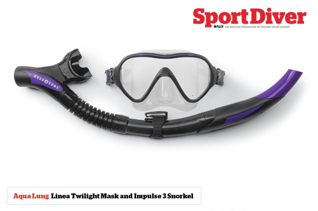Aqua Lung - Linea Twilight Mask and Impulse 3 Snorkel