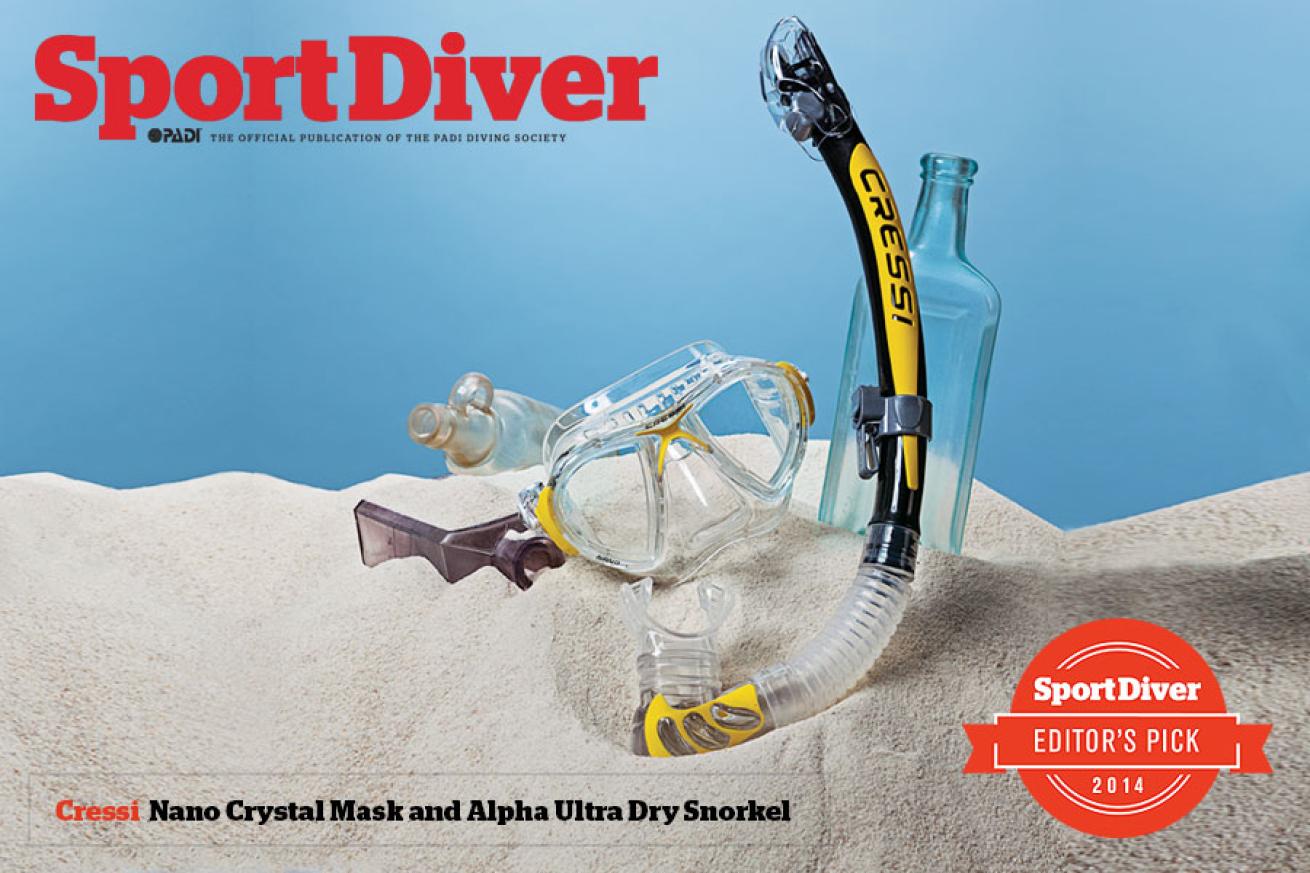 Cressi - Nano Crystal Mask and Ultra Dry Snorkel