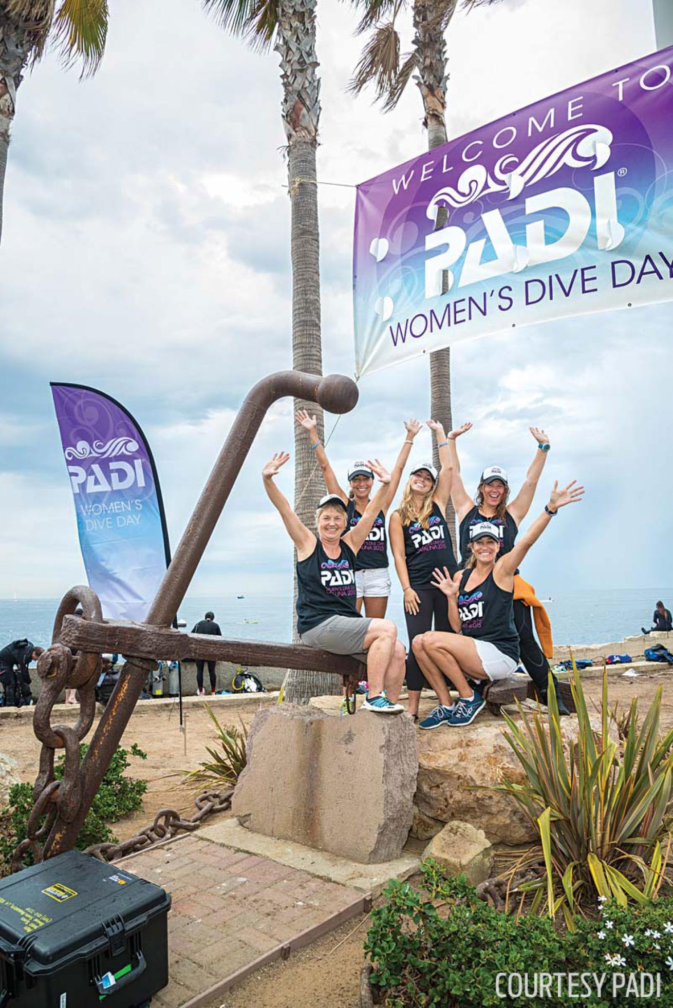 Scuba Divers PADI Womens Dive Day