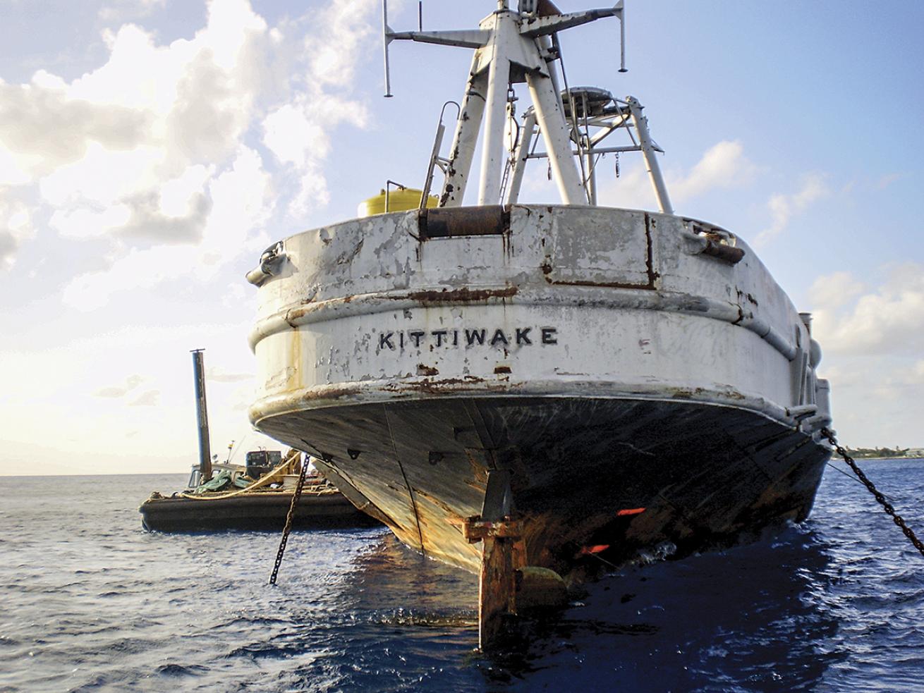 Kittiwake pre sinking