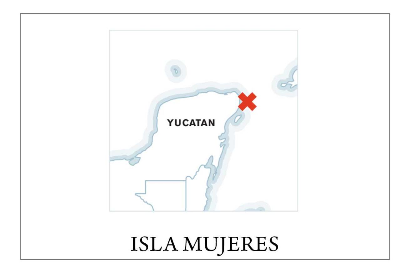dive map isla mujeres