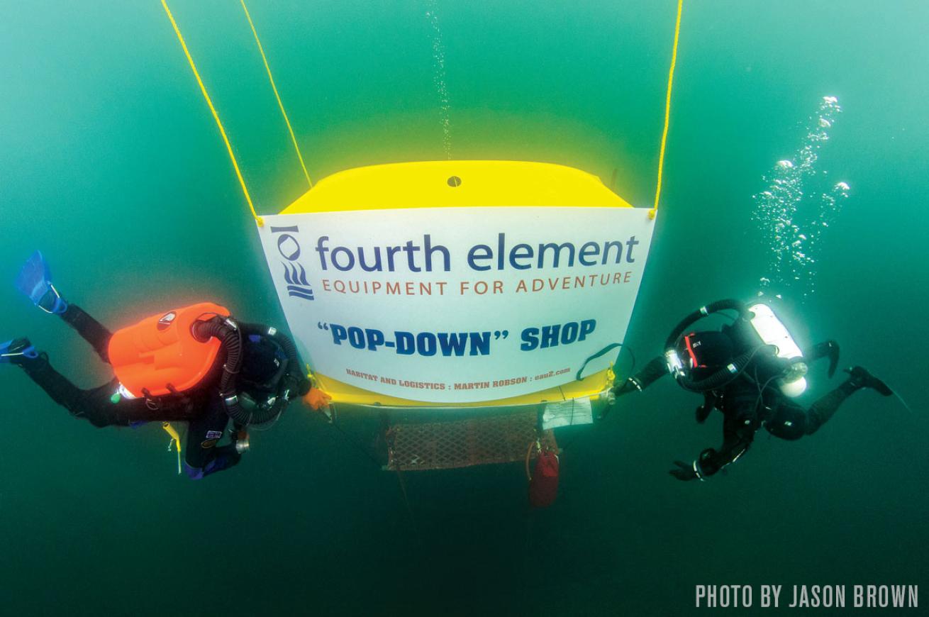 Underwater Fourth Element souvenir shop