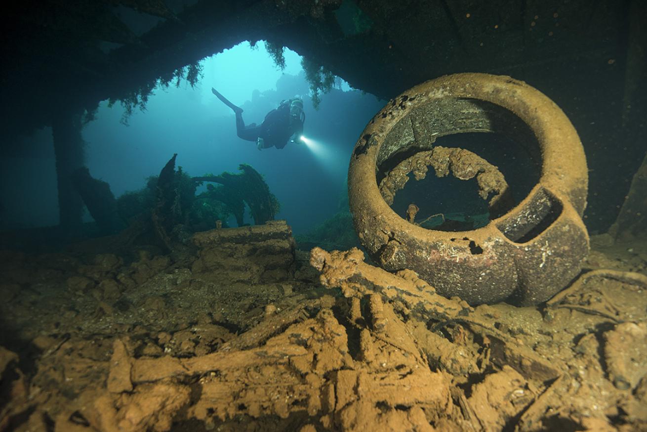 Sankisan Maru truk lagoon
