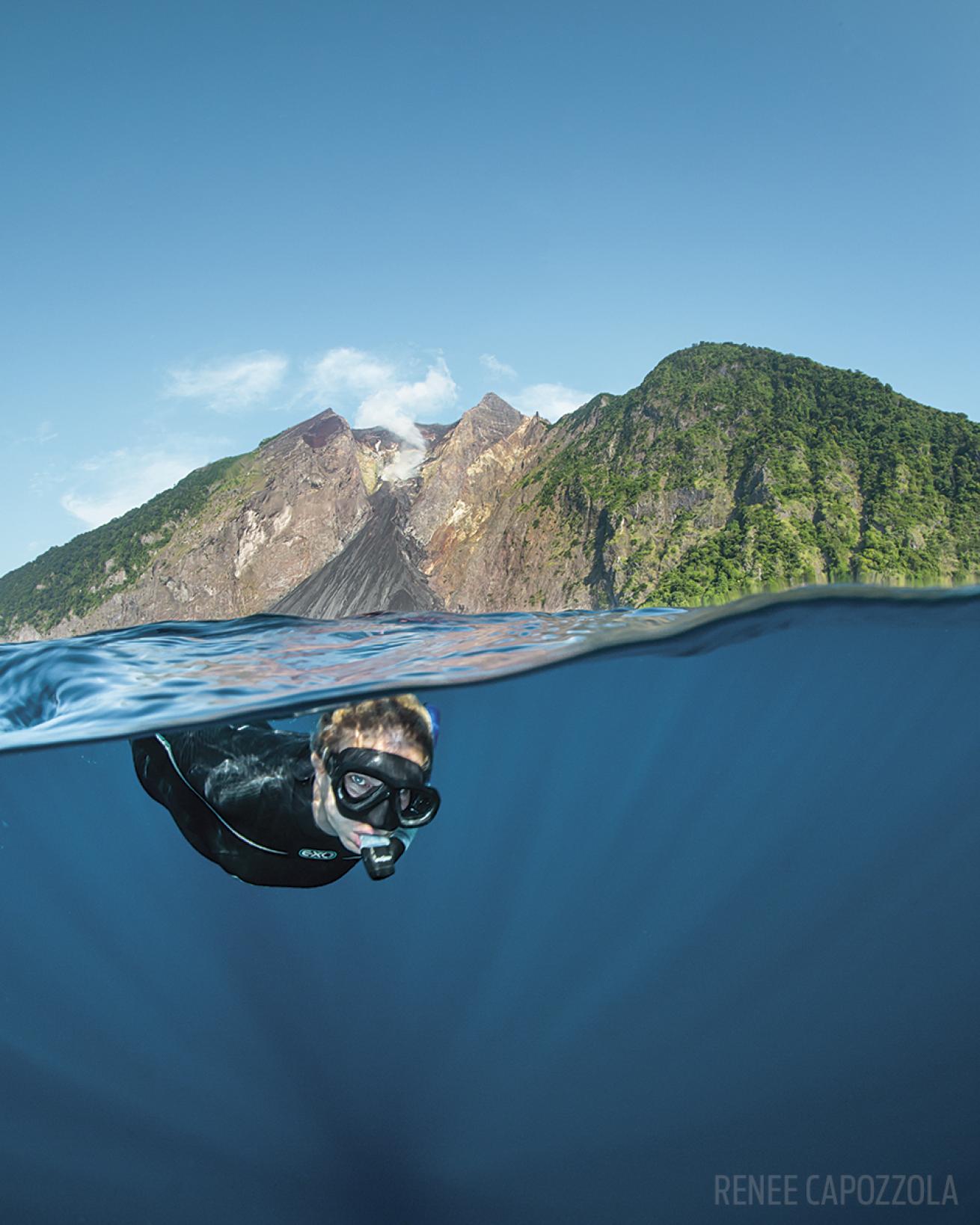 Komba’s volcano Indonesia’s Flores Sea