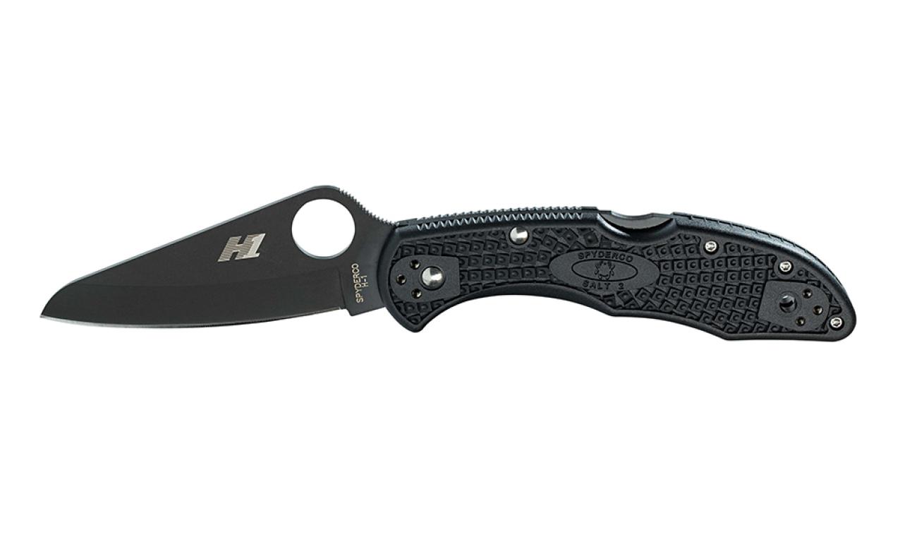 Spyderco Salt 2 Black Blade