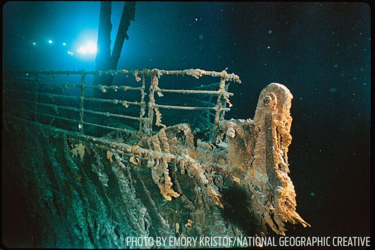 1985 Oceanographer Robert Ballard and photographer Emory Kristof take the first photos of the doomed Titanic on the ocean floor.
