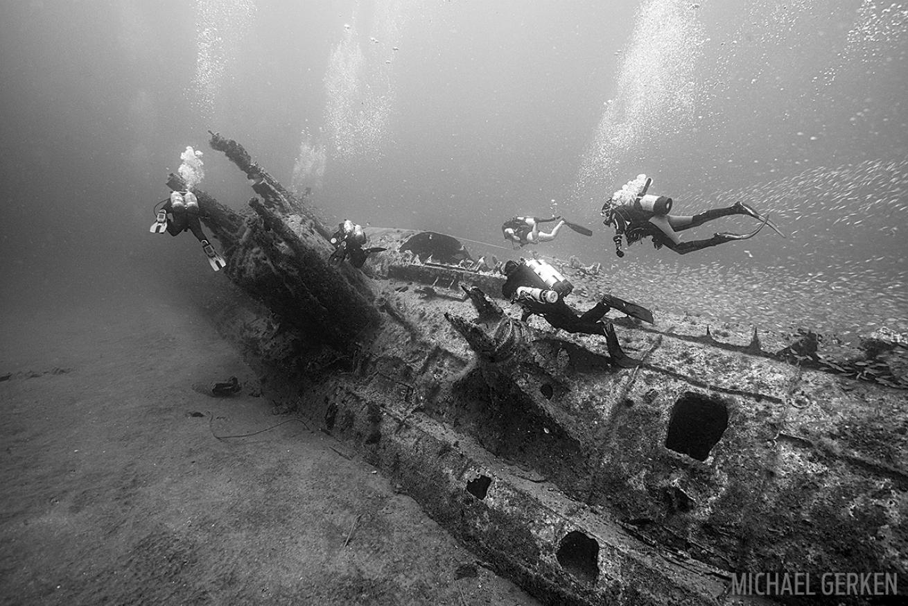 Wreck diving U-352 in North Carolina