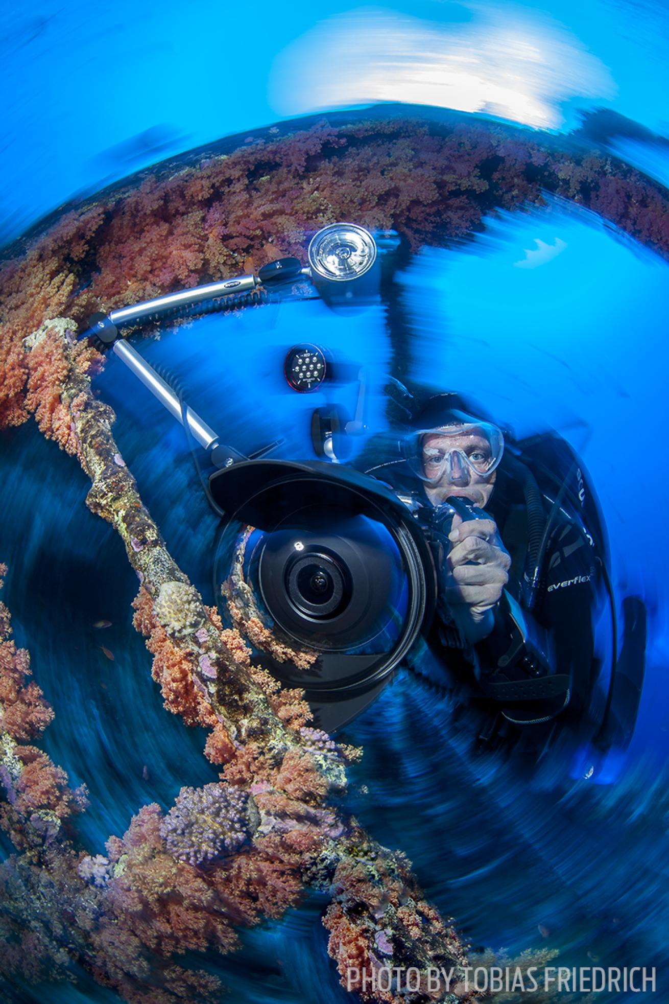 underwater photographer tips
