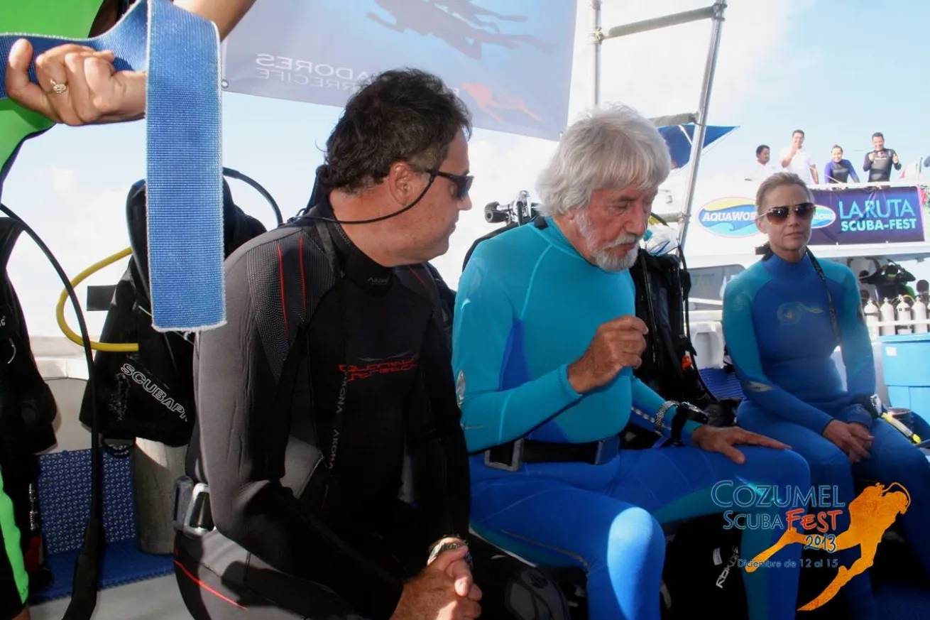 Jean-Michel Cousteau at Cozumel Scuba Fest