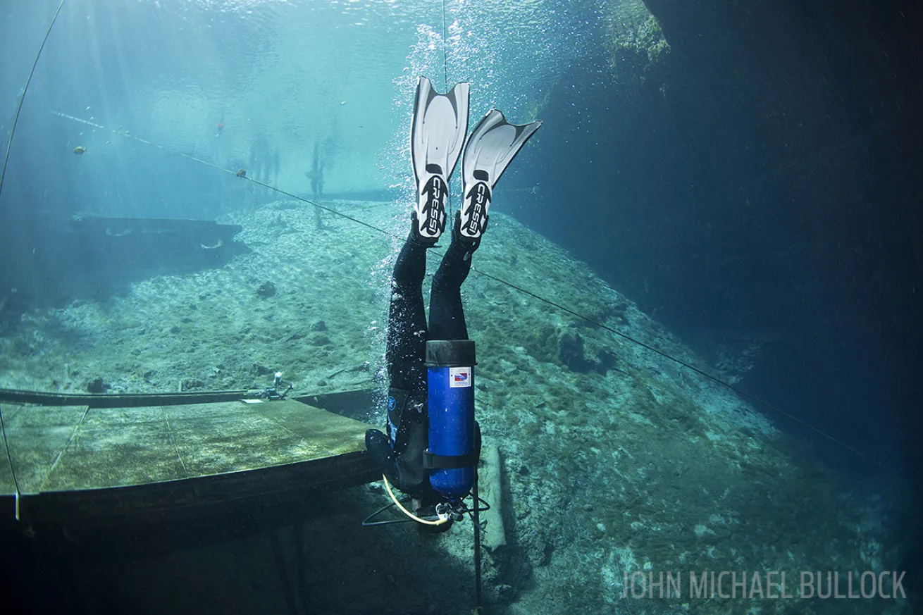 Scuba Diving BCs ScubaLab Test Blue Grotto Florida