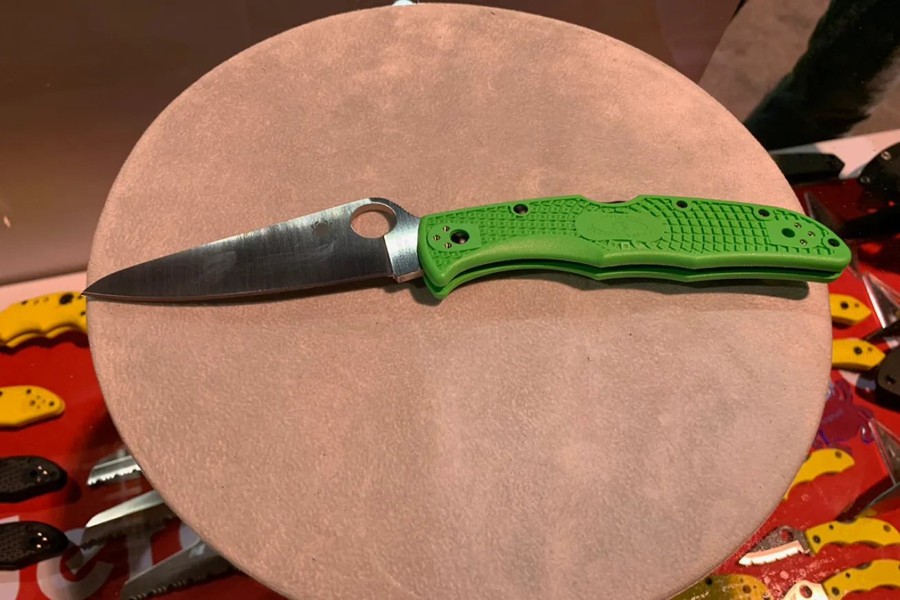 SpyderCo Pacific Salt 2 Green LC200N dive knife