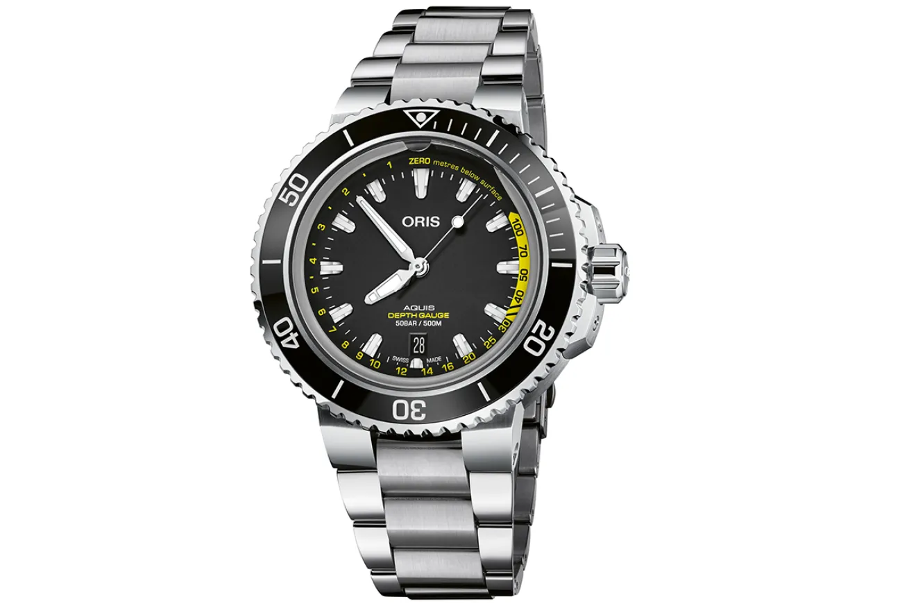 Oris Aquis Depth Gauge dive watch