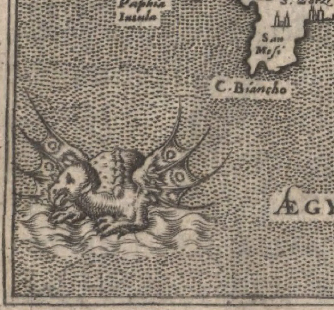 Sea Monsters on Renaissance Maps | Scuba Diving