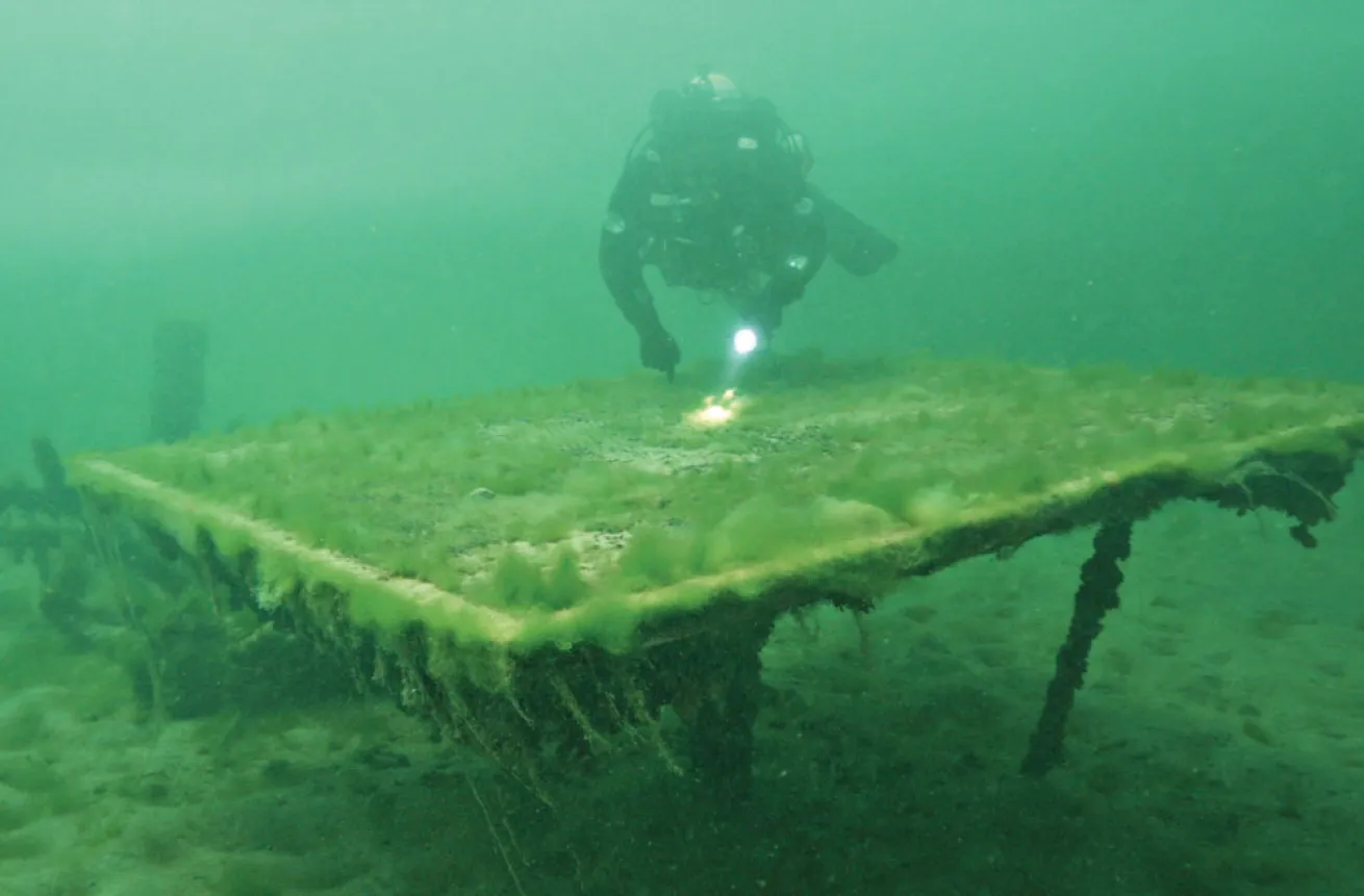 Training Platform at Havasu's Dive Site 