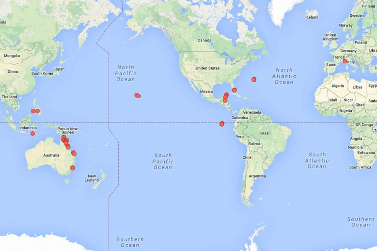 Google Street View Oceans Locations