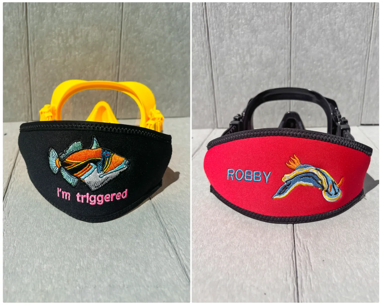 Liquid Scuba Personalized Mask Strap