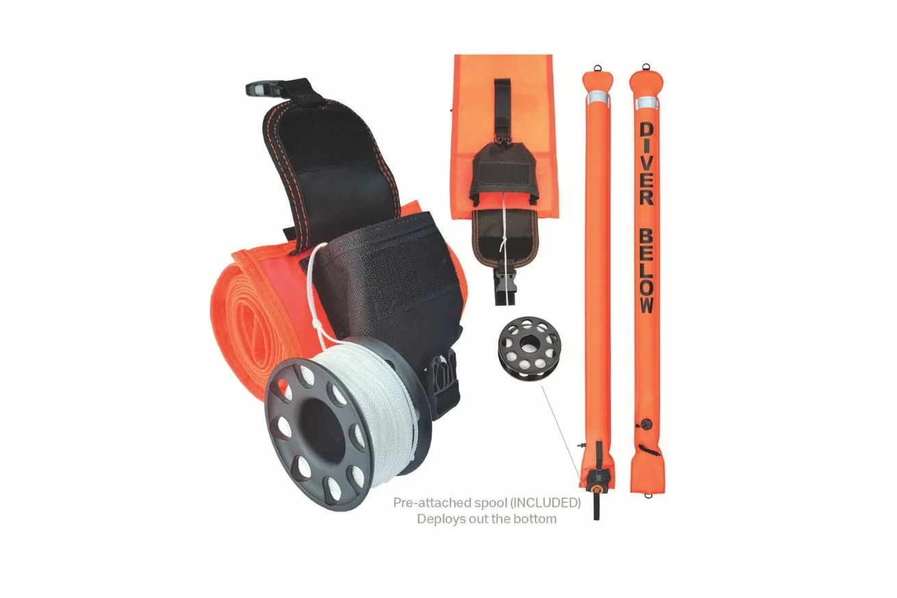 XS scuba Quick-Launch Marker Buoy