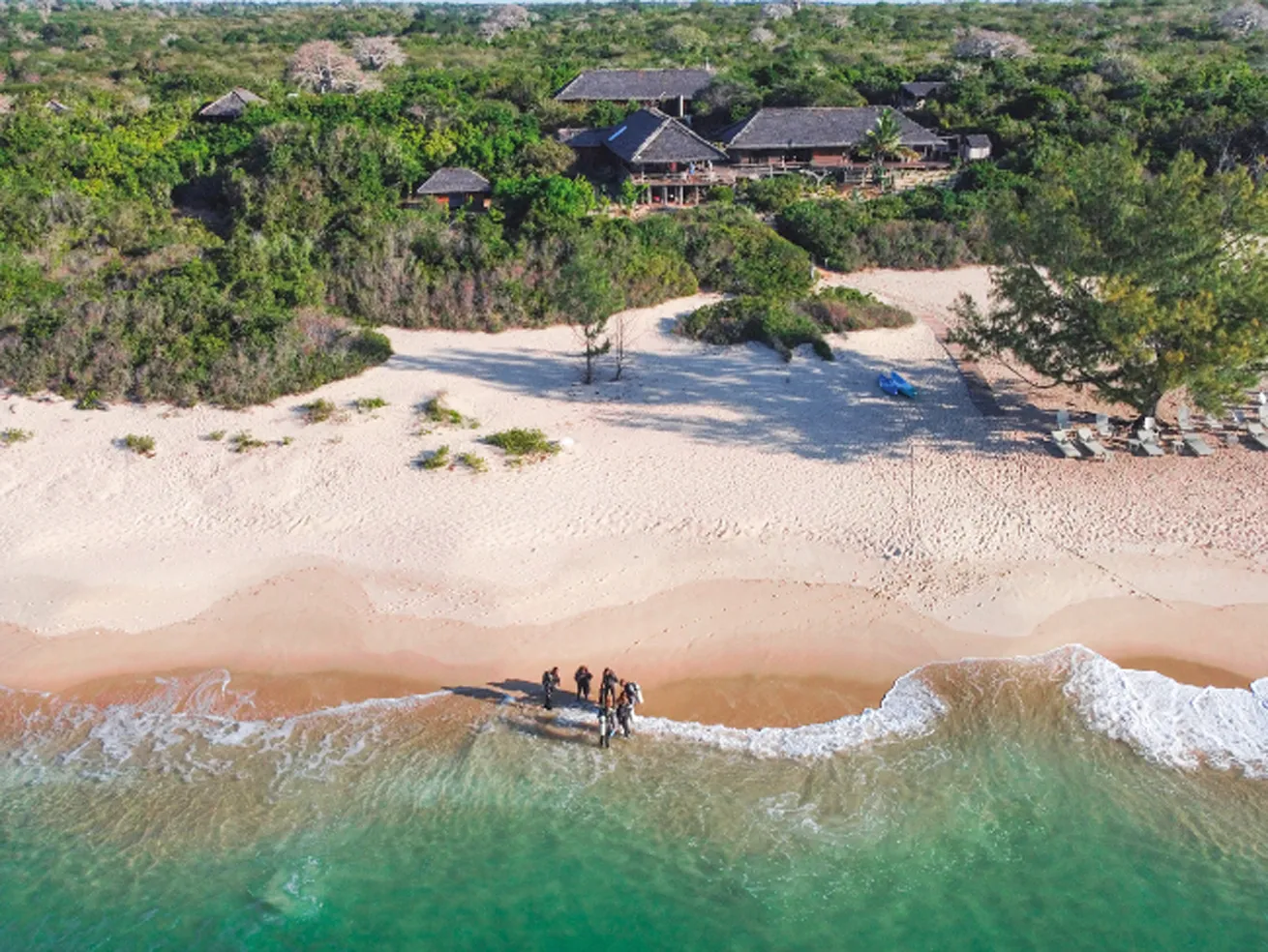 Nuarro Lodge’s isolated location means guests often have stretches of beach to themselves

