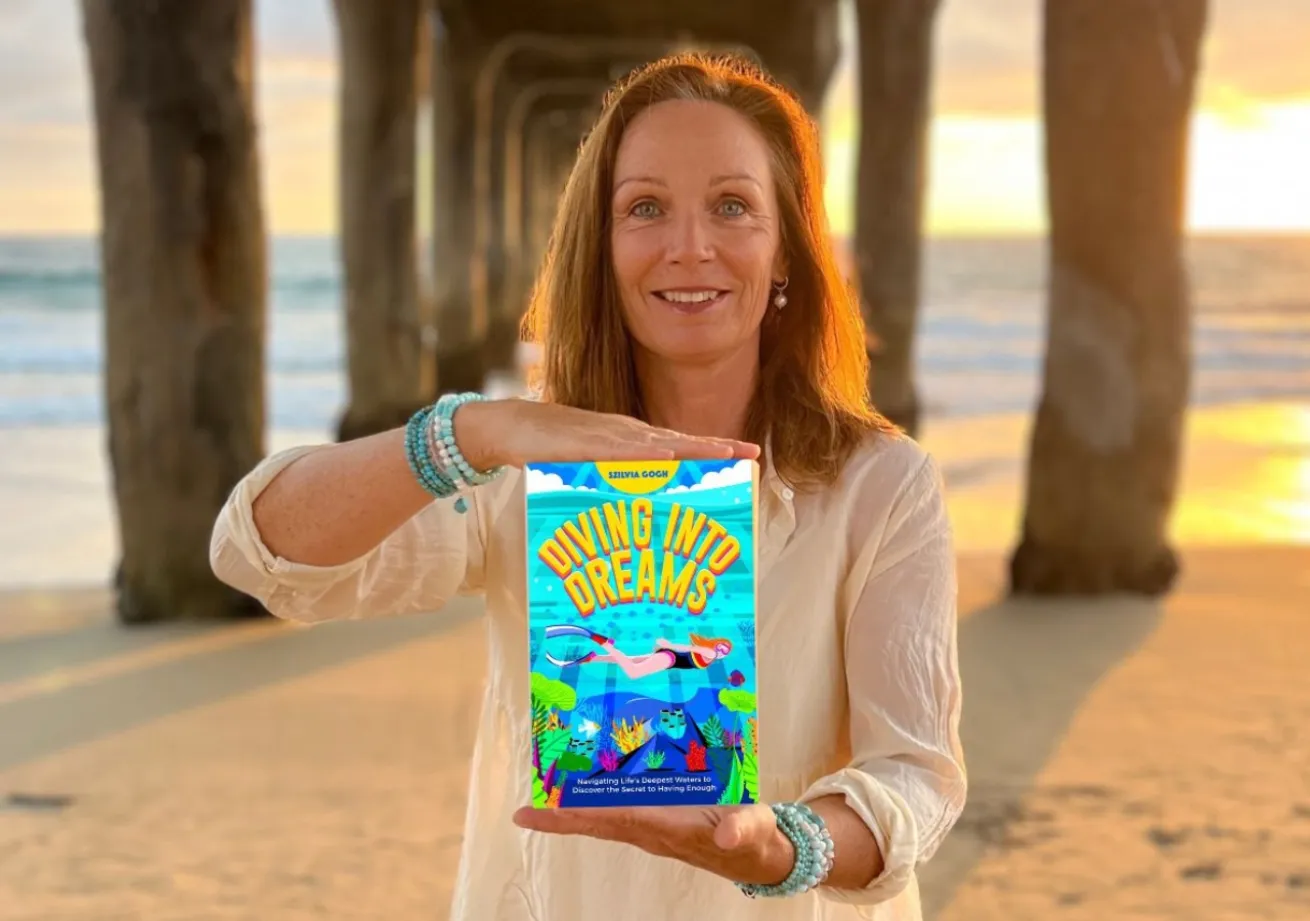 Szilvia Gogh published *Diving Into Dreams* in 2025 as a personal memoir that aims to inspire readers to dive into their dreams.