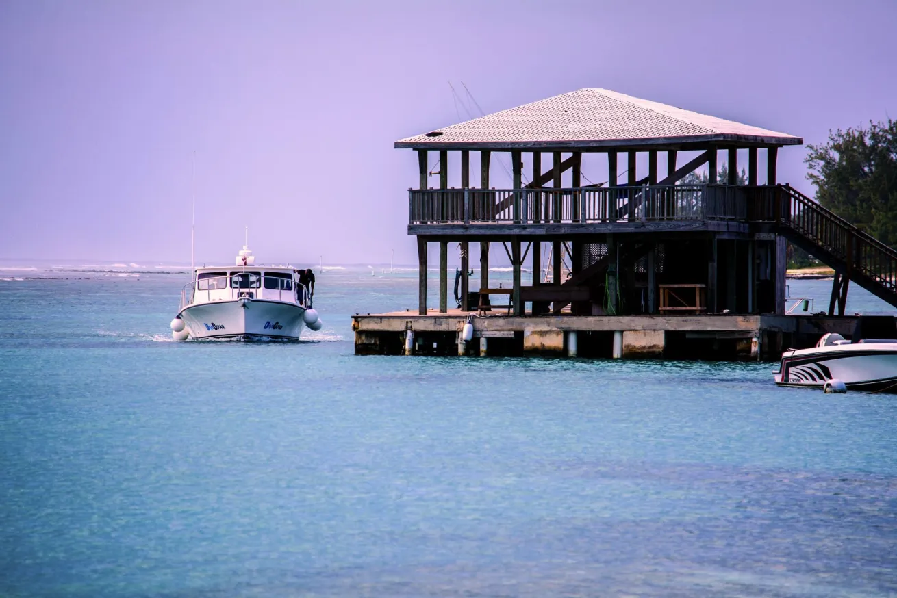 A boat on the water