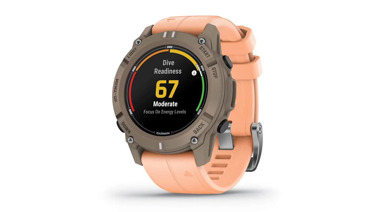 Garmin Descent G2 dive computer with AMOLED display and smartwatch features