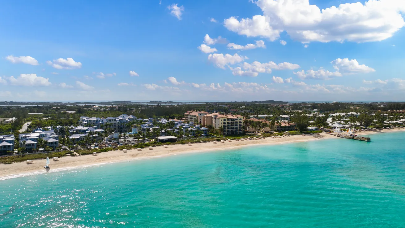 Aerial of Beaches Turks & Caicos