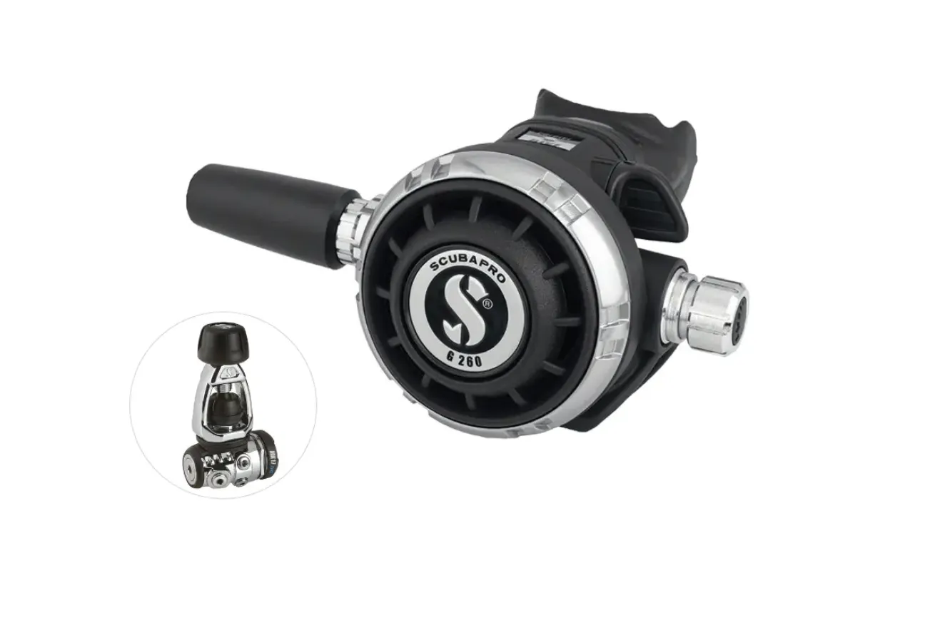 Scubapro MK17 EVO 2 G260 regulator set balanced sealed cold water