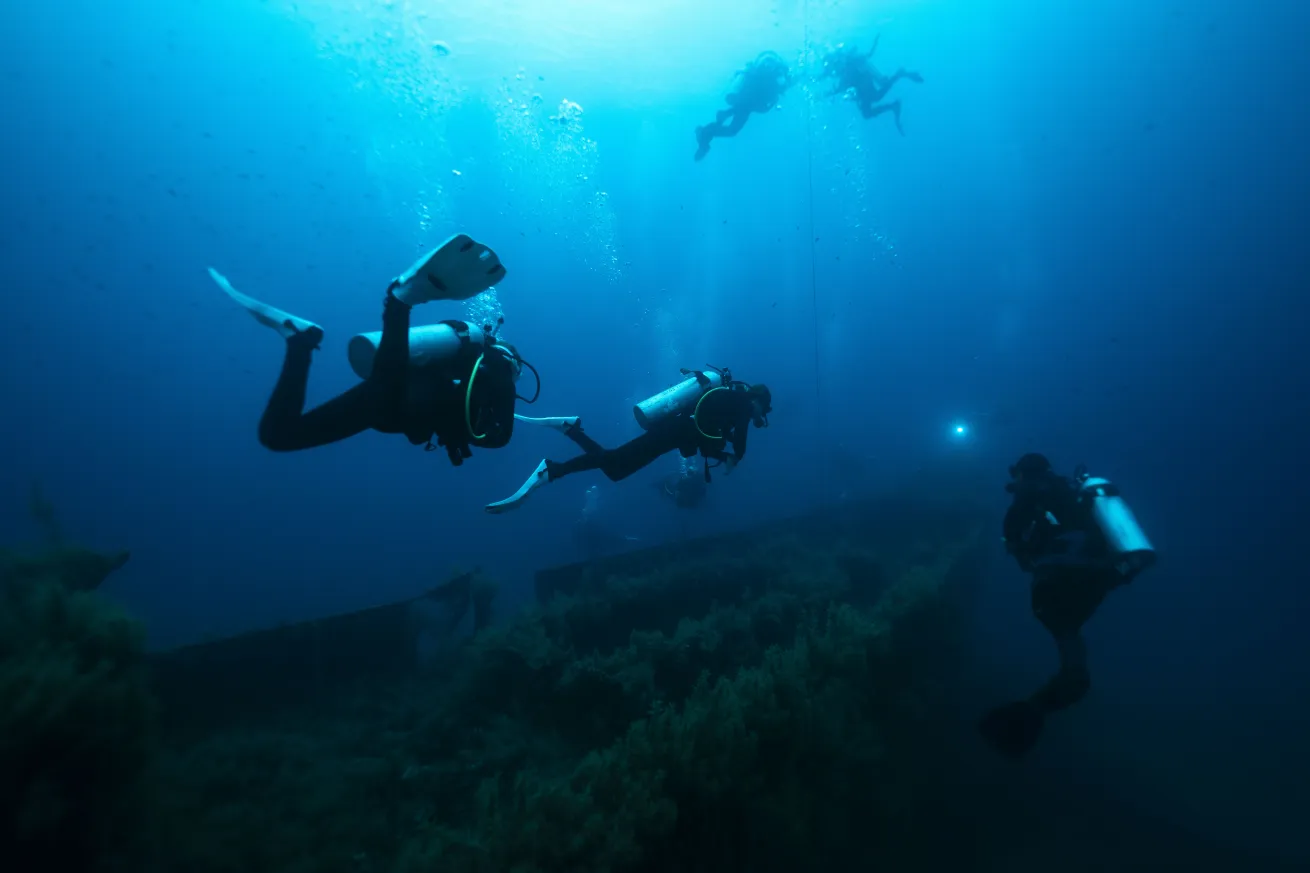 The Mitilini wreck in Halkidiki, Thessaloniki.