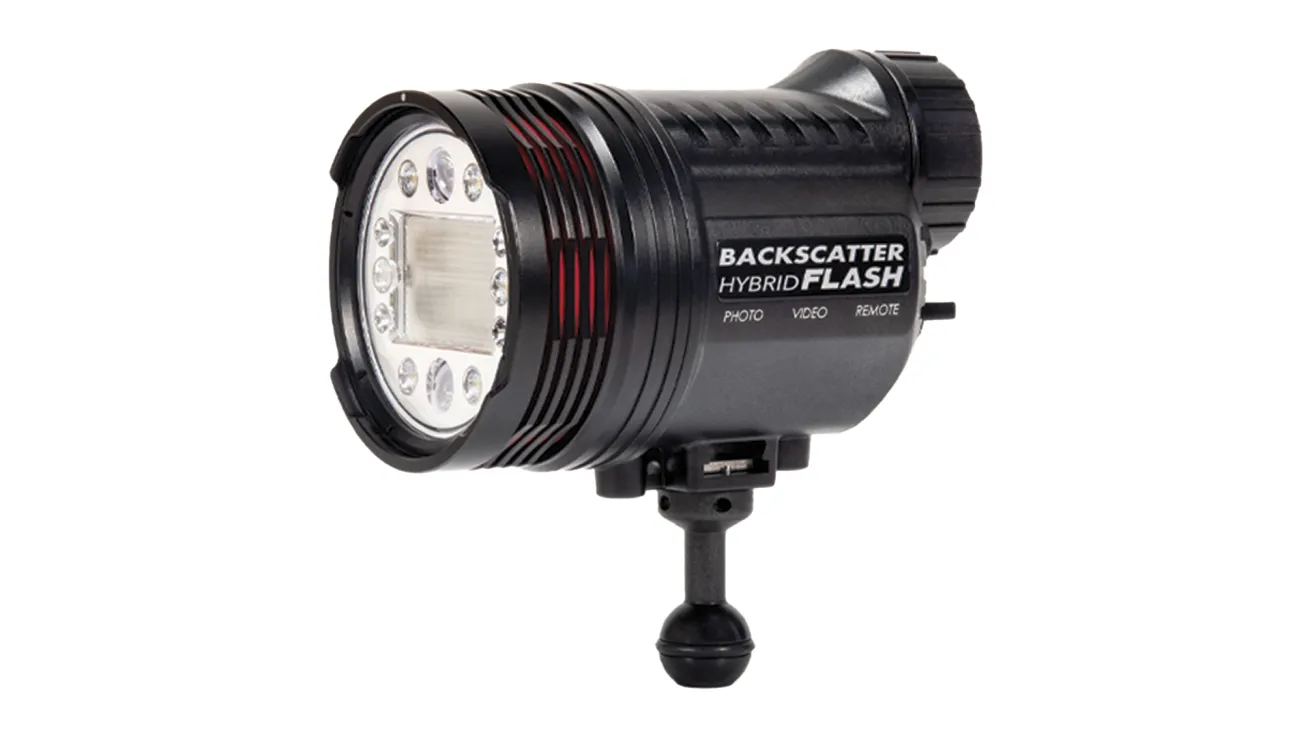 backscatter HF-1 Hybrid Flash Underwater Strobe and Video Light