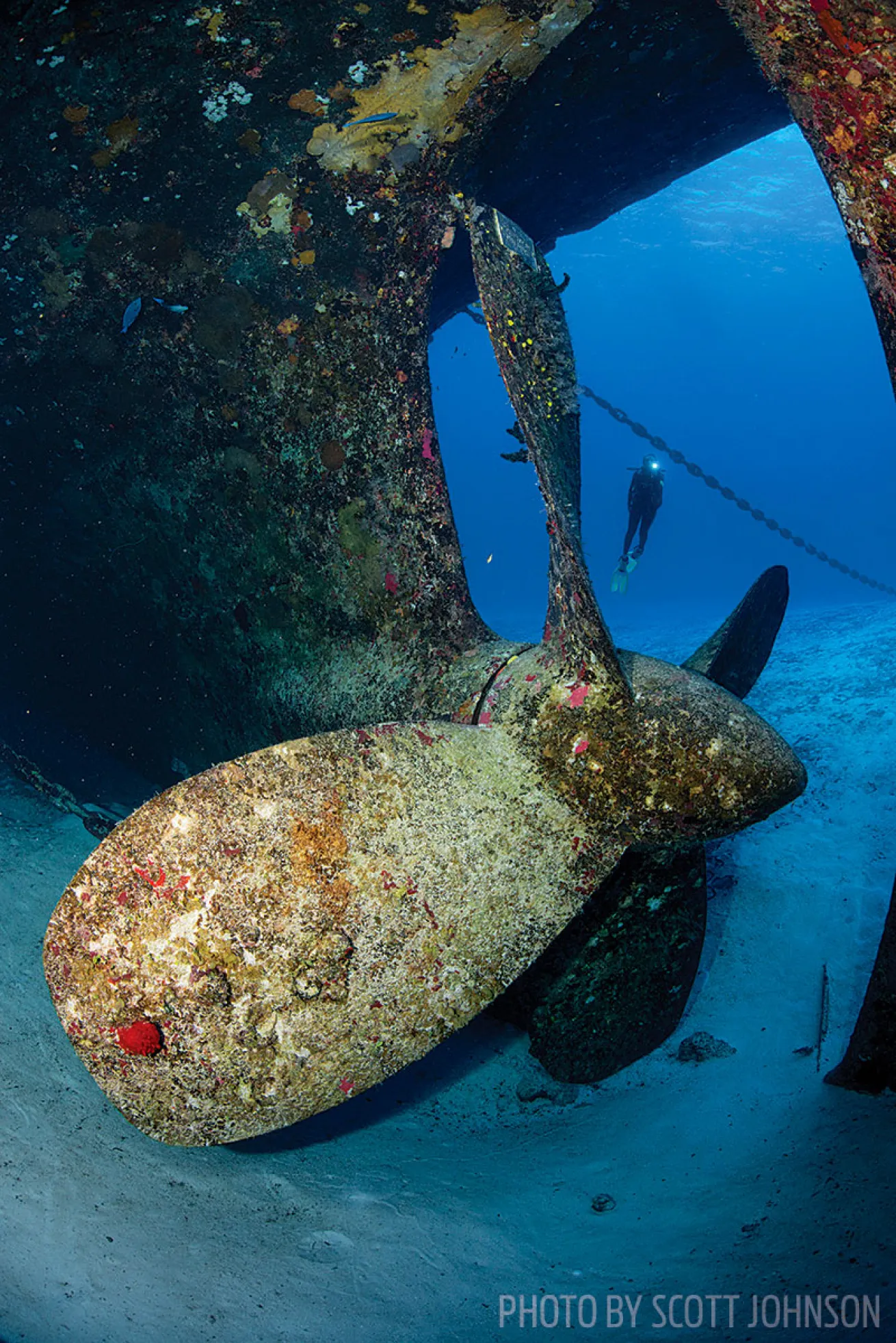 scuba diving the Kittiwake Cayman Islands 