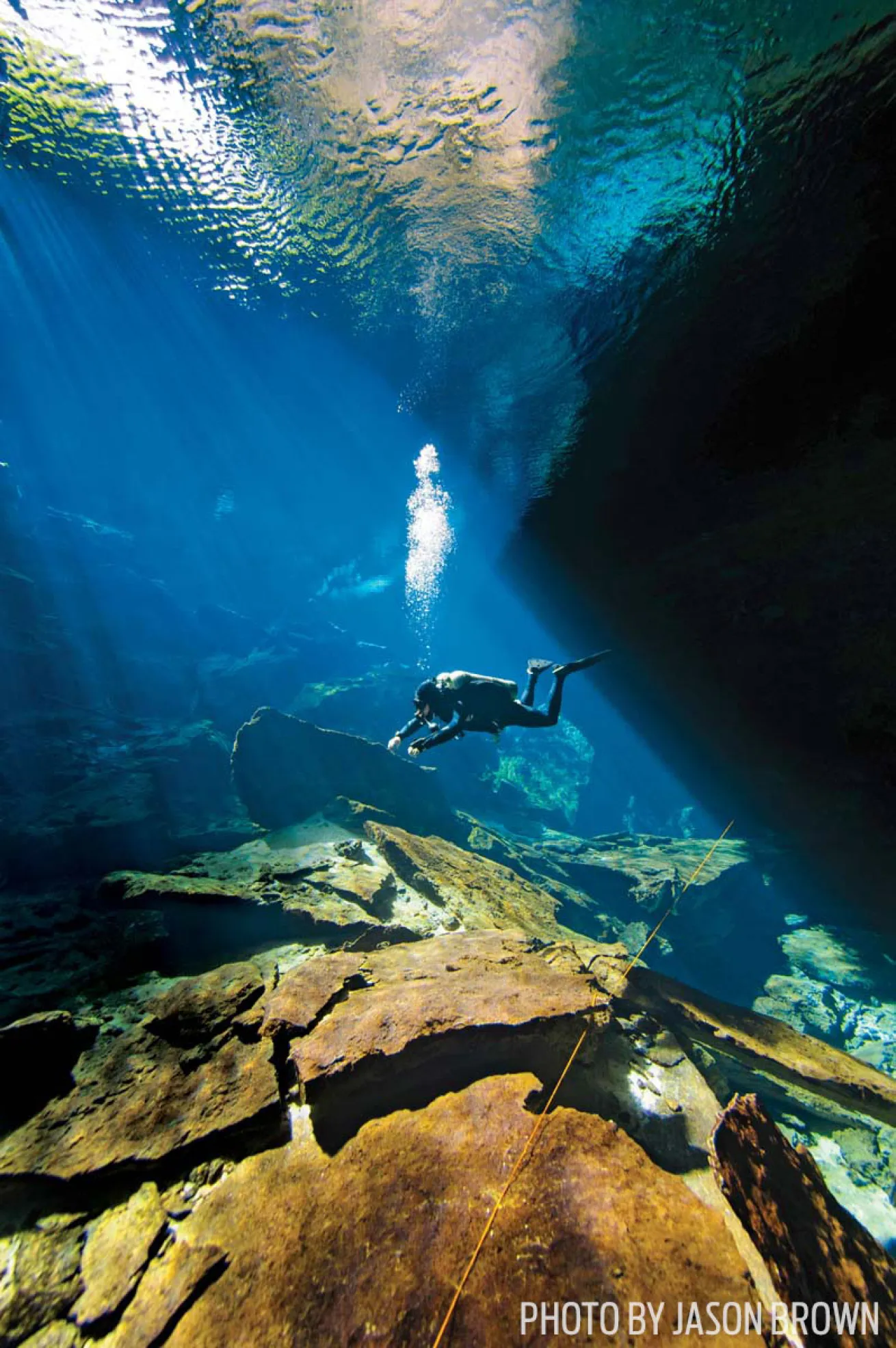 Cenote scuba diving mexico riviera maya