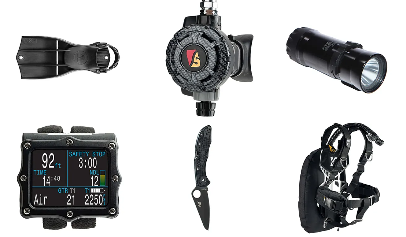 Scuba Diving Gear for Technical Divers