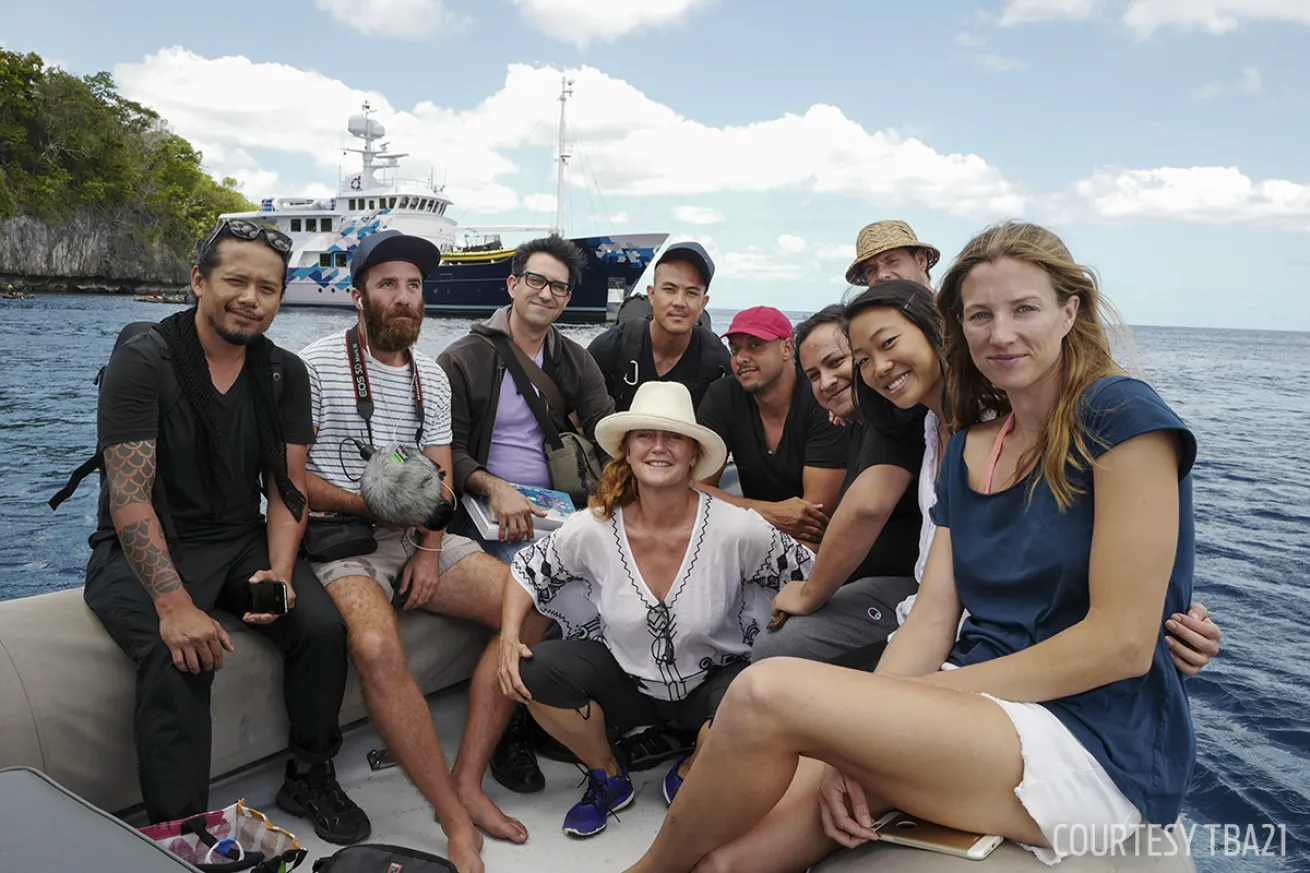 Habsburg crew ship boat ocean group photo