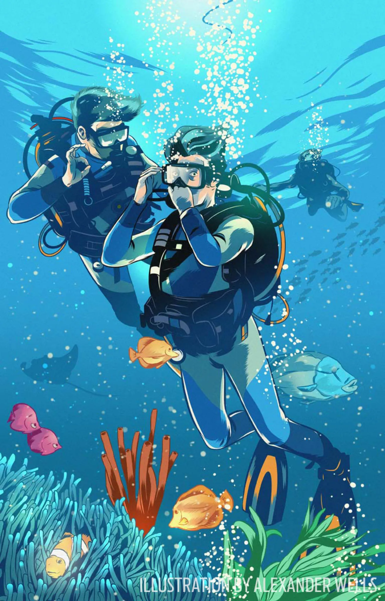 scuba diving training how to deal with panic