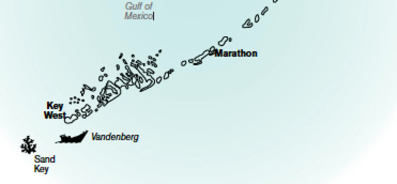 Key West map