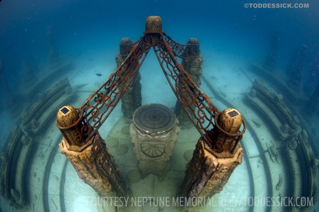 neptune memorial underwater grave