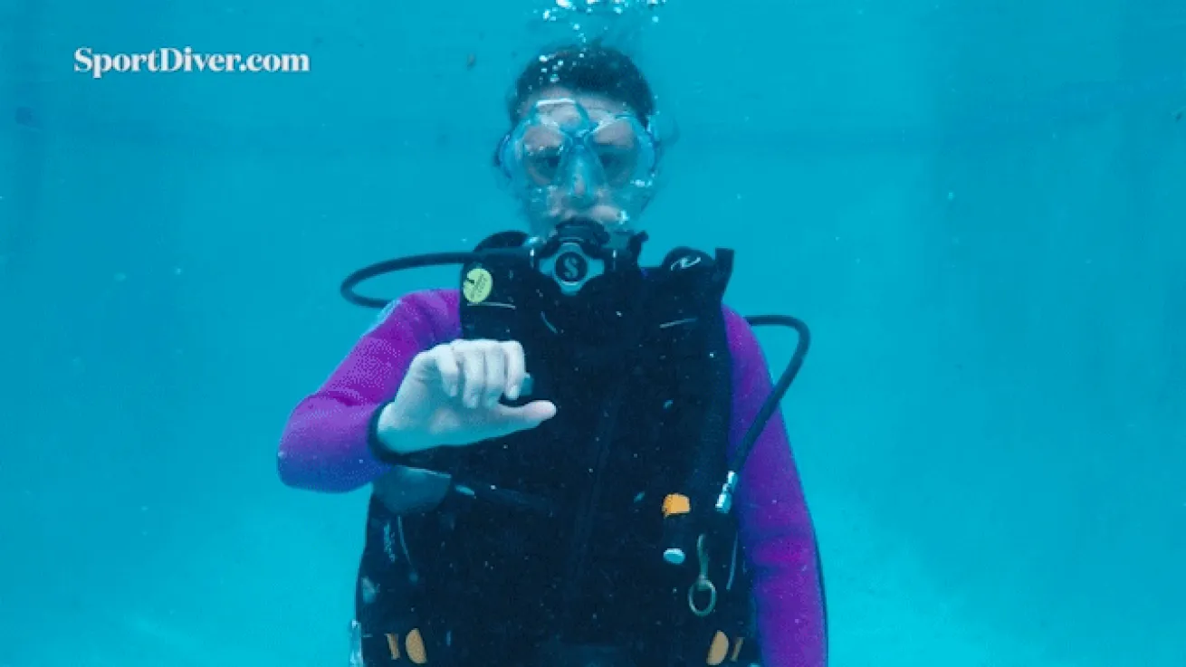 scuba diving hand signals Problem
