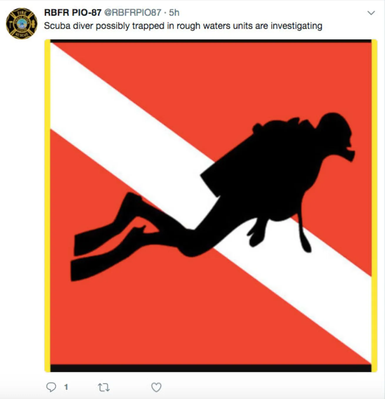 City Fire Rescue tweet 