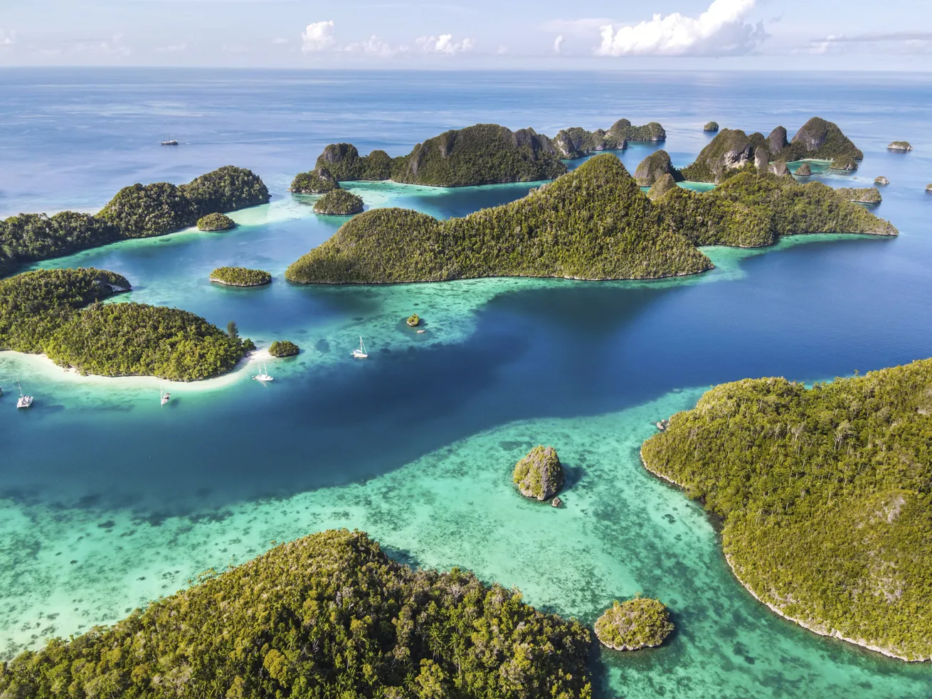 Raja Ampat aerial