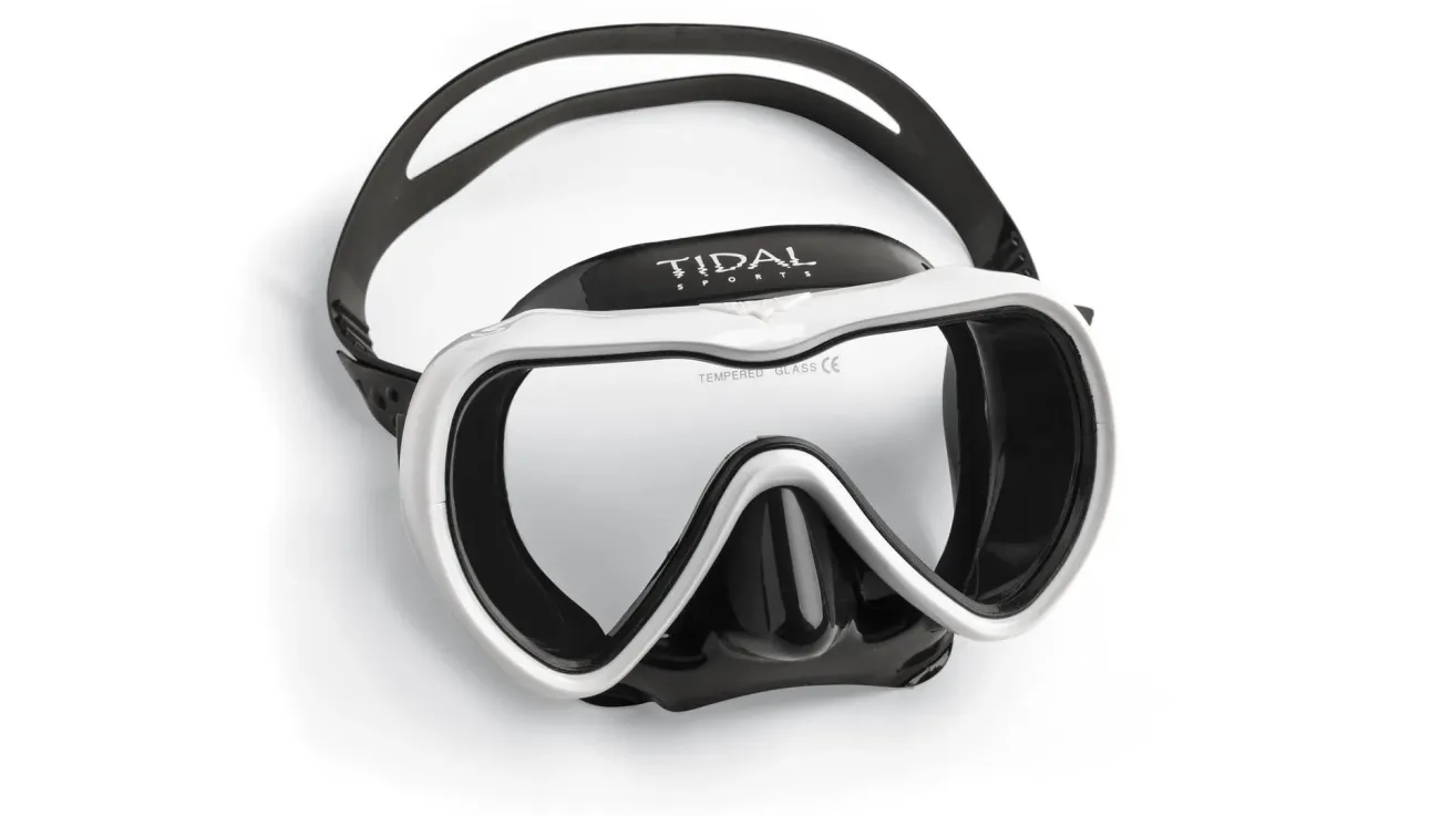 Tidal Sports Single Lens Tidal Mask with wide-view clear or tinted lens