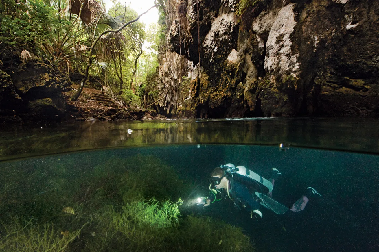 Deep Blue Cavern 