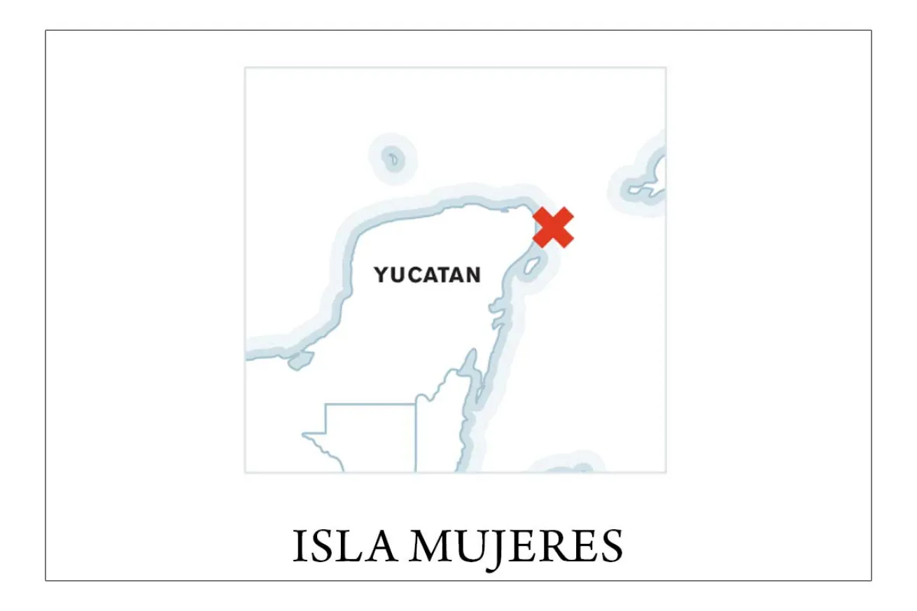 dive map isla mujeres