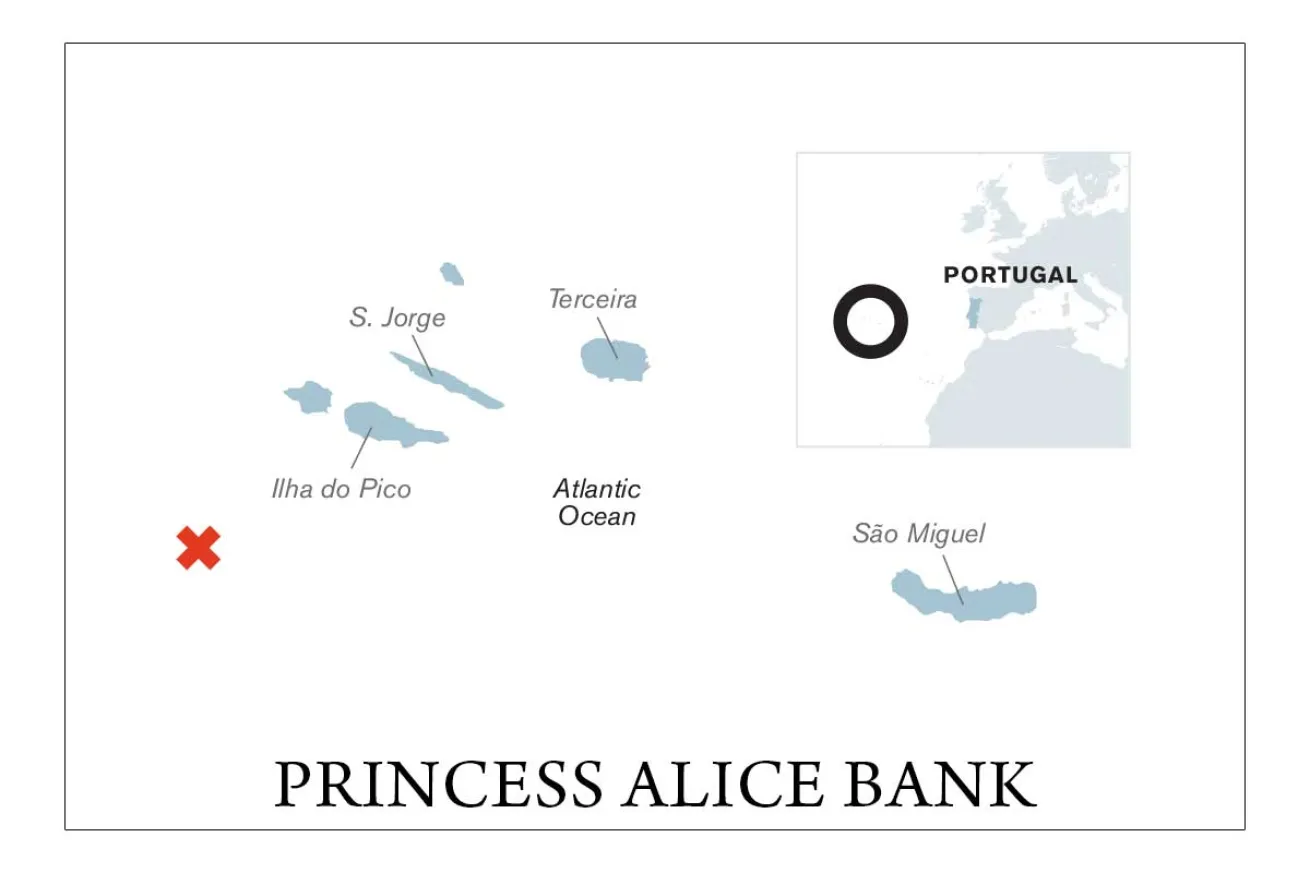 dive map azores