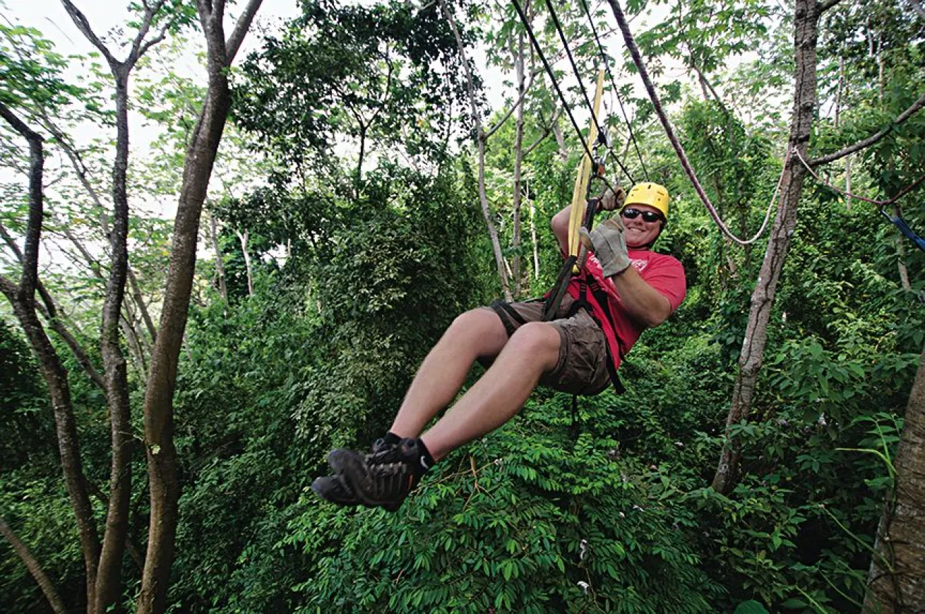 zip lining