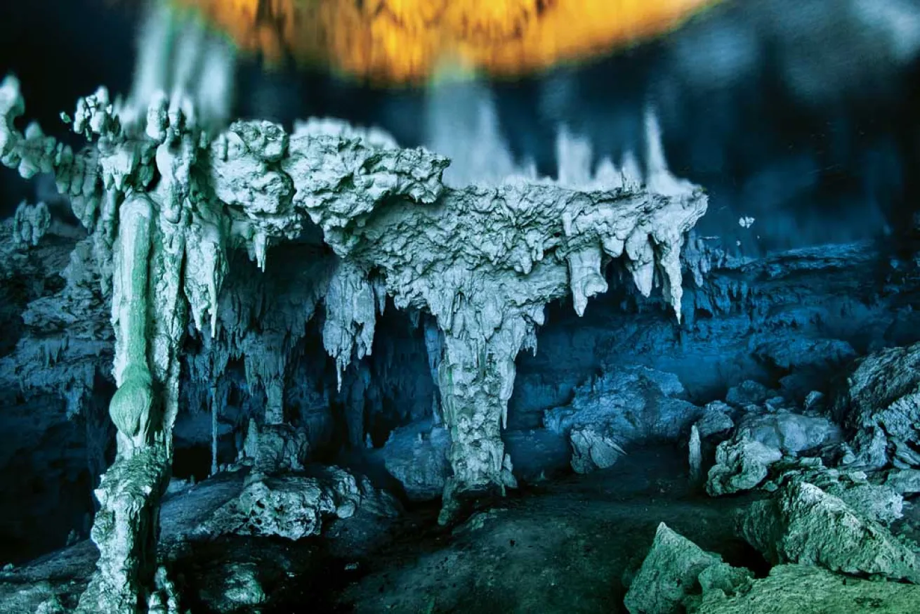 scuba diving cenotes mexico gran cenote