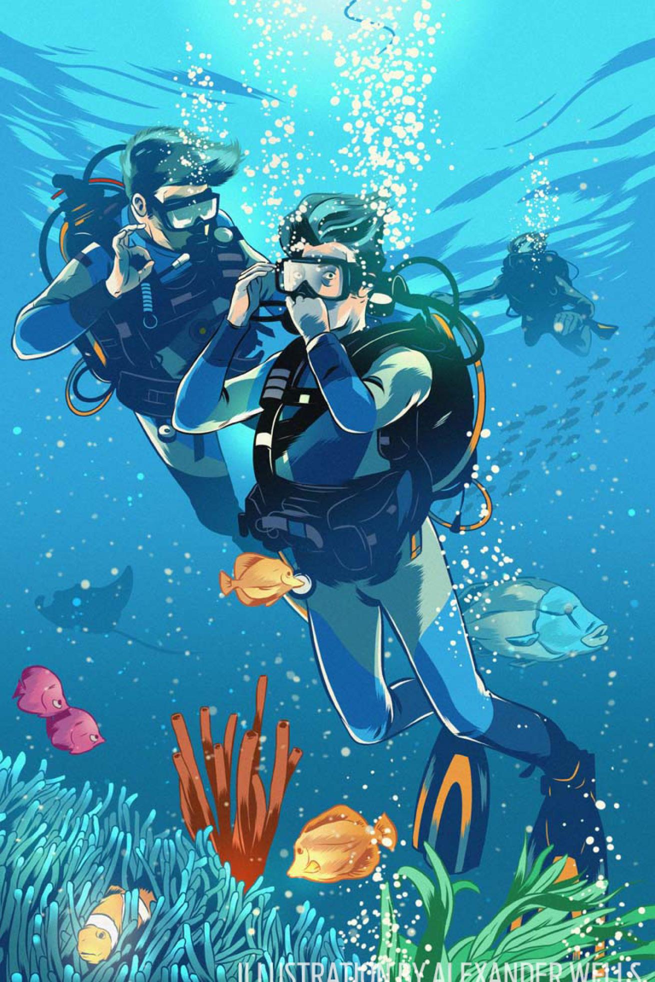 scuba diving panic solutions