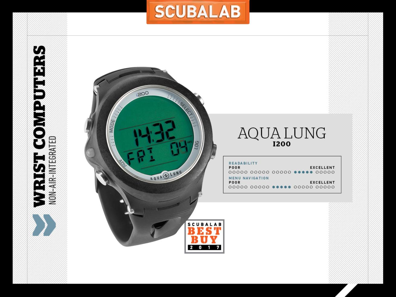 Aqua Lung i200 dive computer ScubaLab review